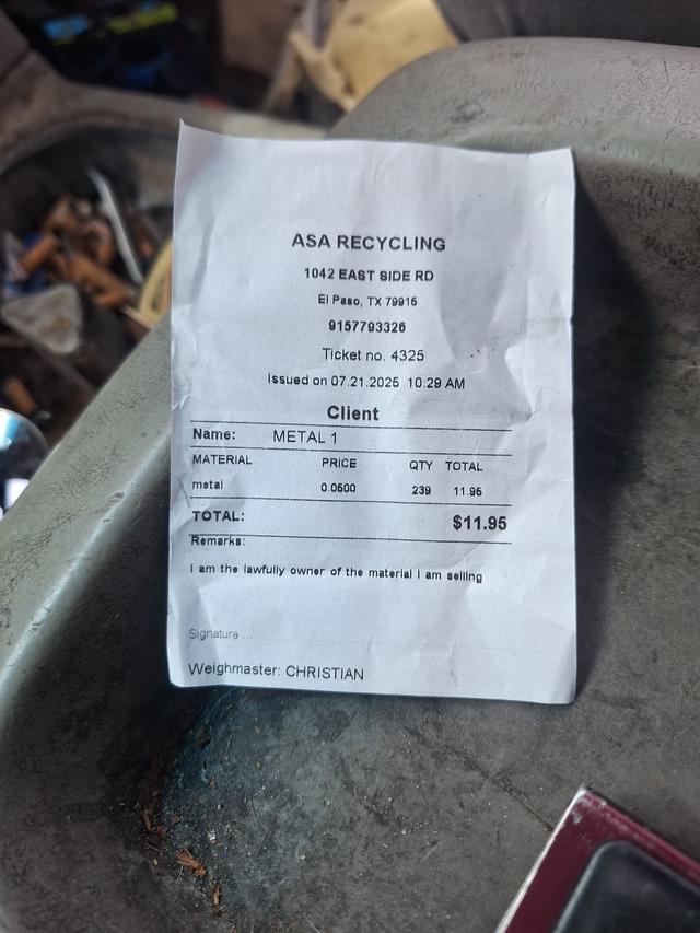 ASA Recycling LLC, El Paso, Texas