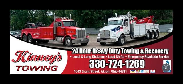 Kinney's Towing, Akron, Ohio