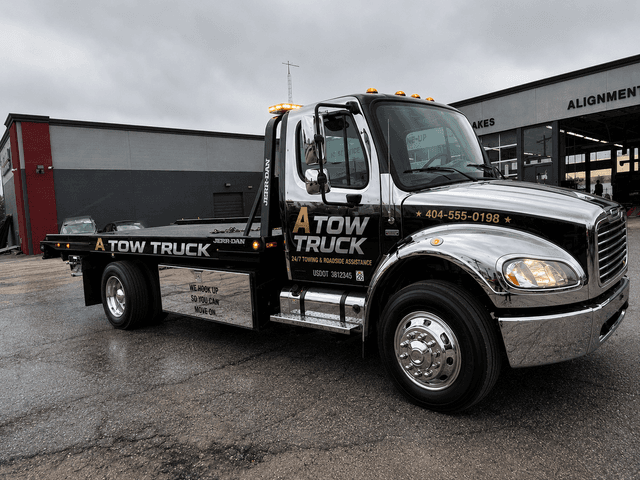 A tow truck, Houston, Texas