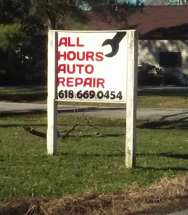 All Hours Auto Repair, Murphysboro, Illinois
