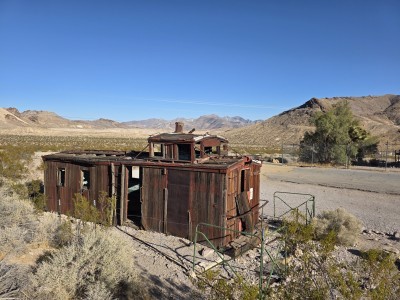 Rhyolite Train Depot