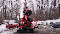 Woodchips Tree, Crane and Dumpsters