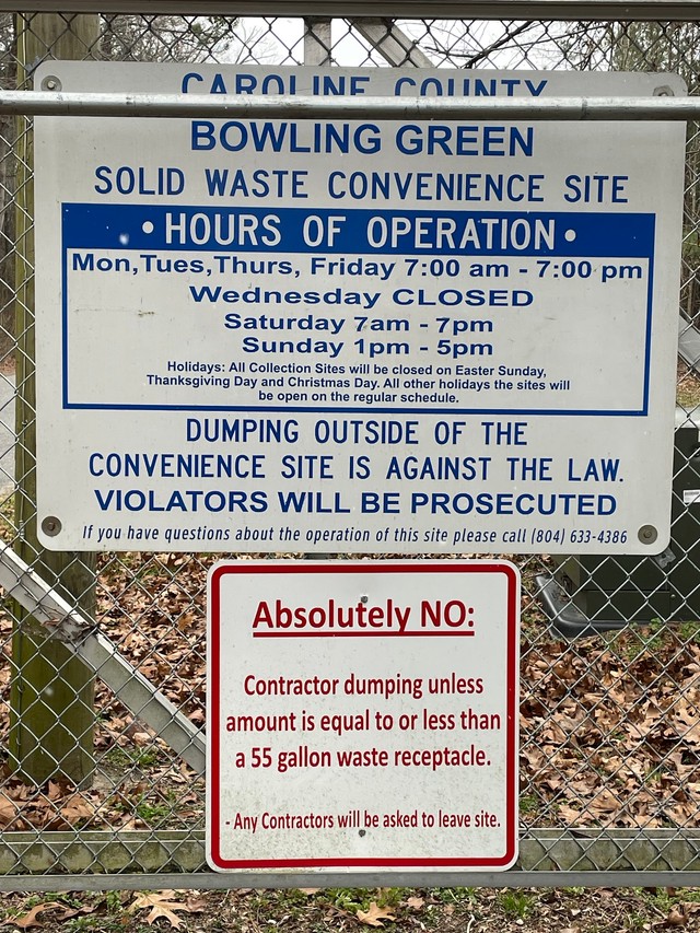 Bowling Green Convenience Site