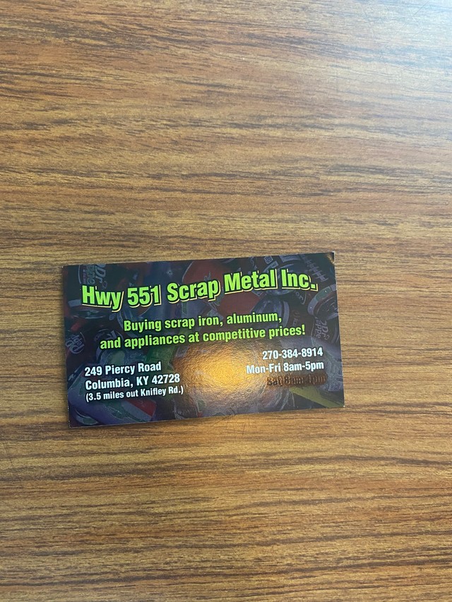 Hwy 551 Scrap Metal Inc.
