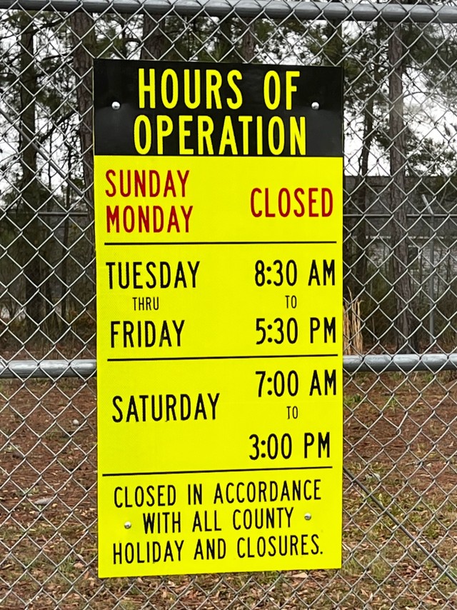Columbia County Recycling Center - Grovetown Facility
