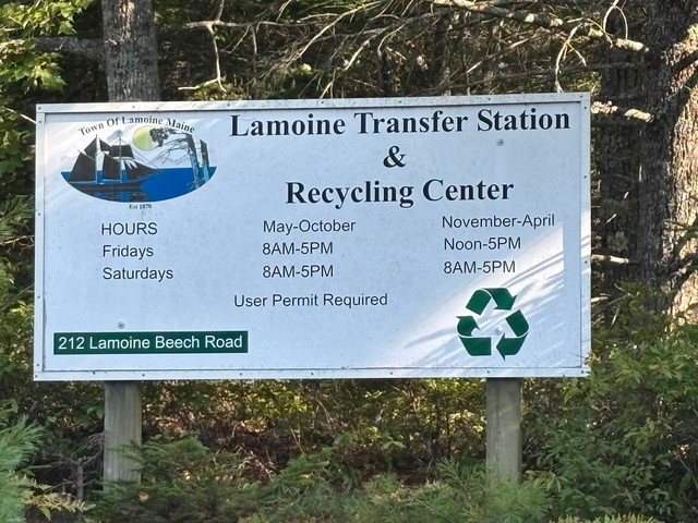 Town of Lamoine Transfer Station & Recycling Center