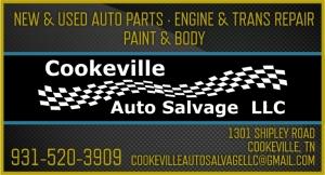 COOKEVILLE AUTO SALVAGE LLC., Cookeville, Tennessee