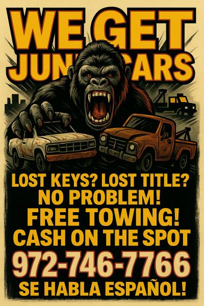 WE GET JUNK CARS DFW