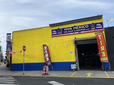 Viva México tire shop and services, Brooklyn, New York
