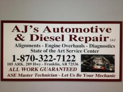 AJ'S Automotive & Diesel Repair, LLC