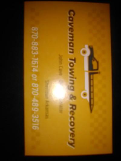 Caveman towing and recovery