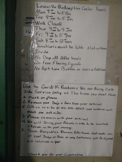 Lowville Redemption Center