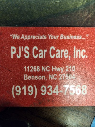 PJ's Car Care