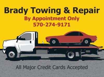 Brady Towing and Repair, Ranshaw, Pennsylvania