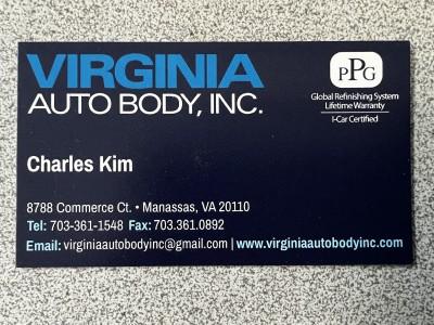 Virginia Auto Body Inc, Manassas, Virginia