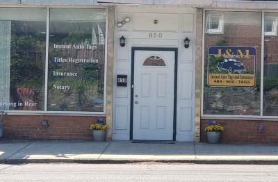 J&M Instant Auto Tags & Insurance, Prospect Park, Pennsylvania