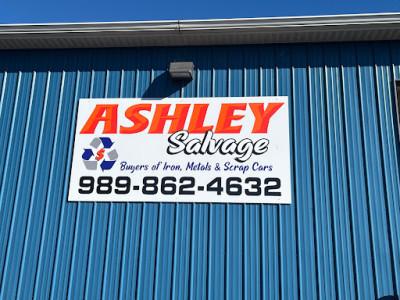 Ashley Salvage & Auto Parts, Ashley, Michigan