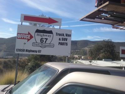 Highway 67 Truck Dismantlers, Rancho San Diego, California