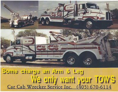 Car Cab Wrecker Service, Oklahoma City, Oklahoma