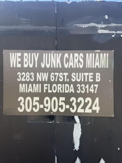 We Buy Junk Cars Miami, Miami, Florida