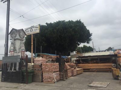 Salvage Demolition Lumber, East Los Angeles, California