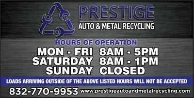 Prestige Auto & Metal Recycling, Houston, Texas