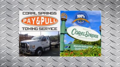 Coral Springs PAY&PULL Towing Service, West Palm Beach, Florida
