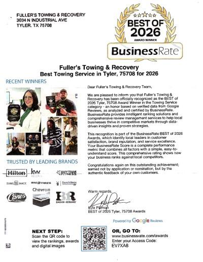 Fuller's Towing & Recovery Services, Canton, Texas