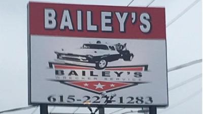 Bailey's Wrecker Service, Nashville, Tennessee