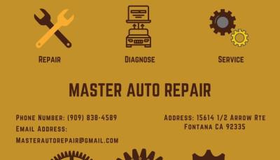 Master Auto Repair, Fontana, California