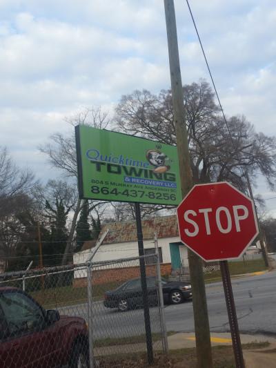 Quick Time Towing & Recovery LLC, Anderson, South Carolina