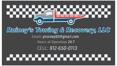 Rainey's Towing and Recovery, LLC, Savannah, Georgia
