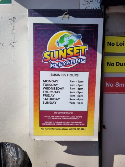 Sunset Recycling Center