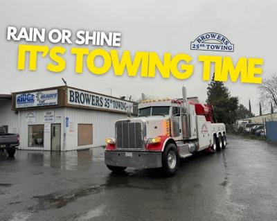Browers 25hr Towing Service, Yuba City, California