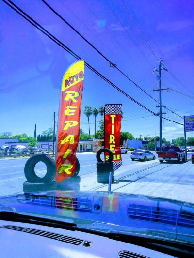 Romeros Tire Shop, Yuba City, California