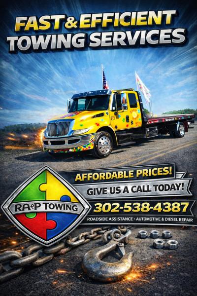 RA & P Towing LLC, Dover, Delaware
