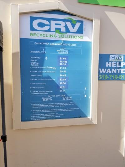 CRV Recycling Solutions, Temecula, California