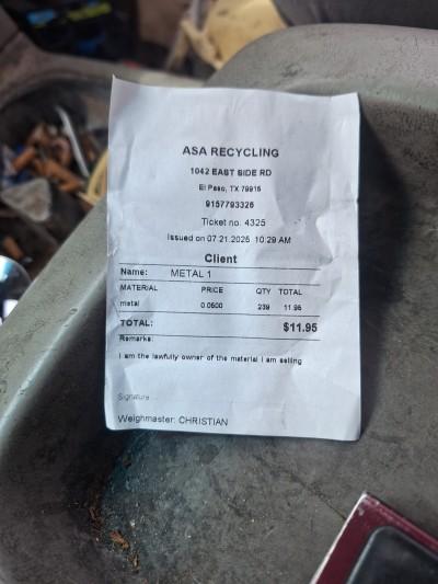 ASA Recycling LLC, El Paso, Texas