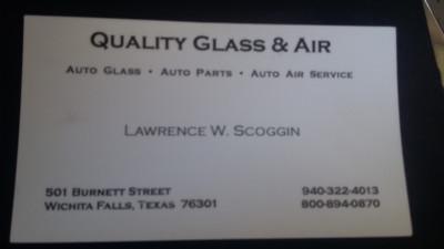 Quality Glass Company, Wichita Falls, Texas