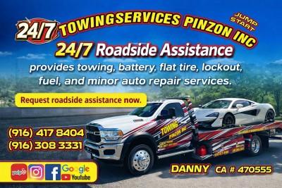 Towing Services Pinzon, Sacramento, California