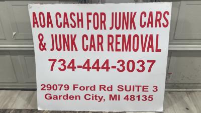 AOA Cash for Junk Cars & Junk Car Removal, Garden City, Michigan