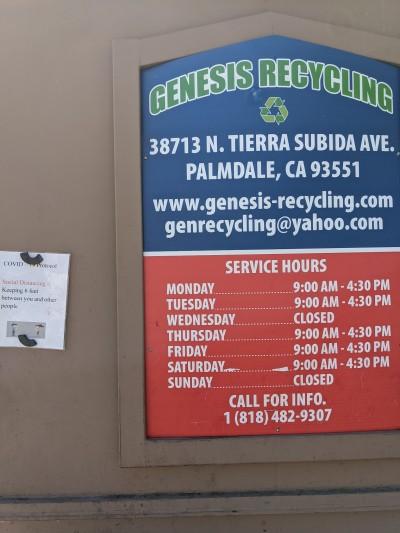 Genesis Recycling, Palmdale, California