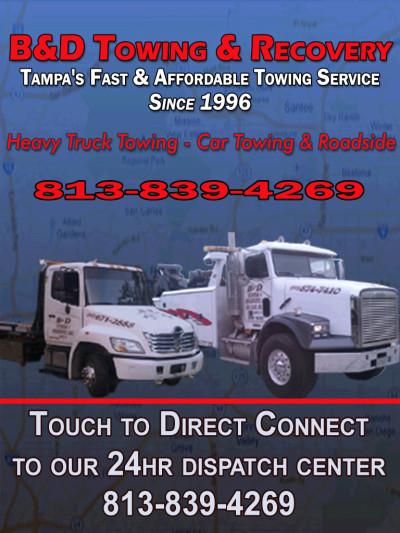 B&D Towing & Recovery, Tampa, Florida