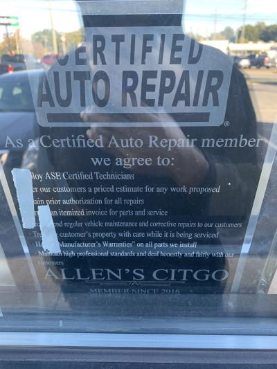 Allen's Citgo & Wrecker Services, Greensboro, North Carolina