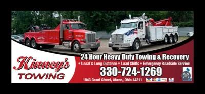 Kinney's Towing, Akron, Ohio
