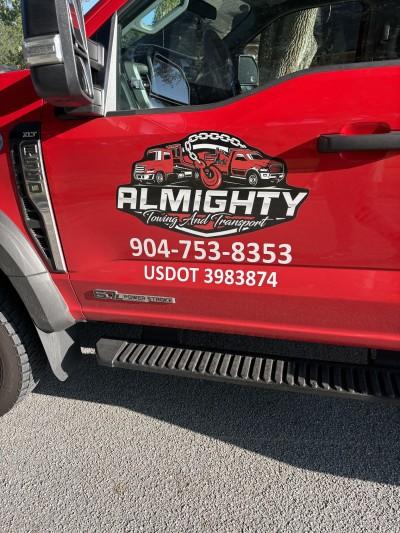 Almighty Towing Transport, Jacksonville, Florida