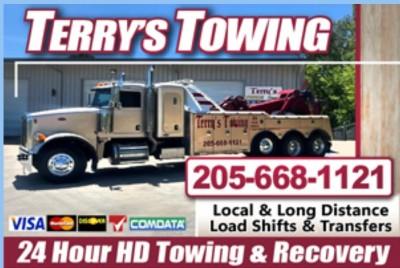 Terry's Towing, Calera, Alabama