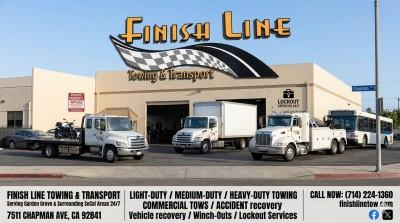Finish Line Towing & Transport, Garden Grove, California