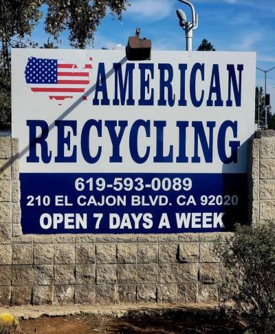 American Recycling llc, El Cajon, California
