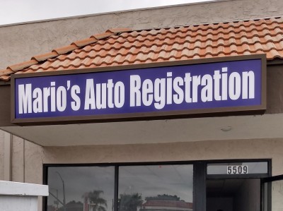 Mario's Auto Registration